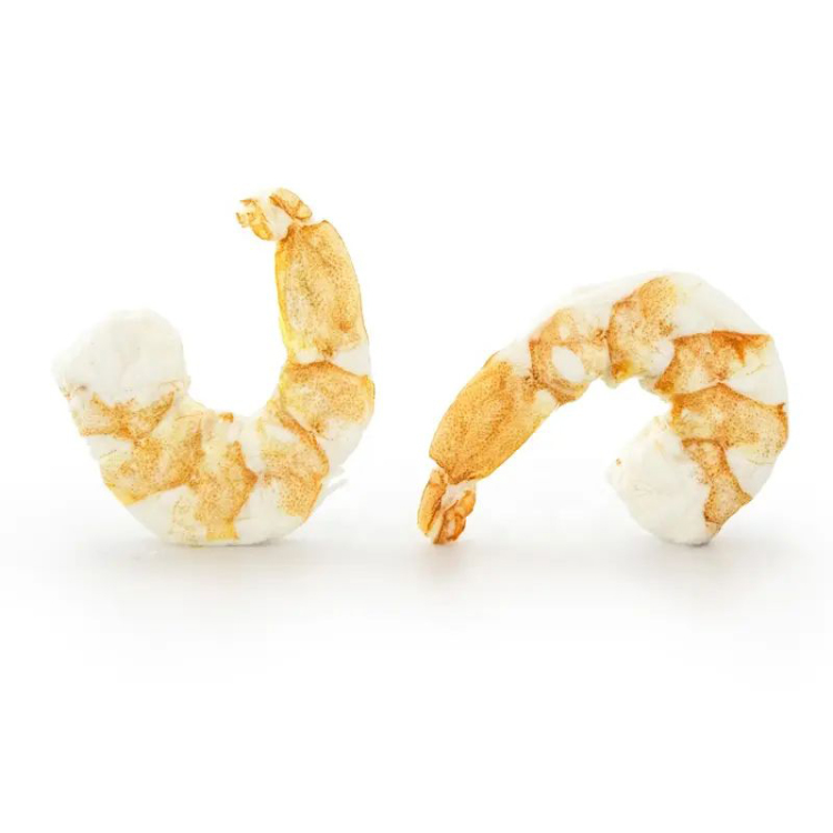 Freeze-dried open-back shrimp