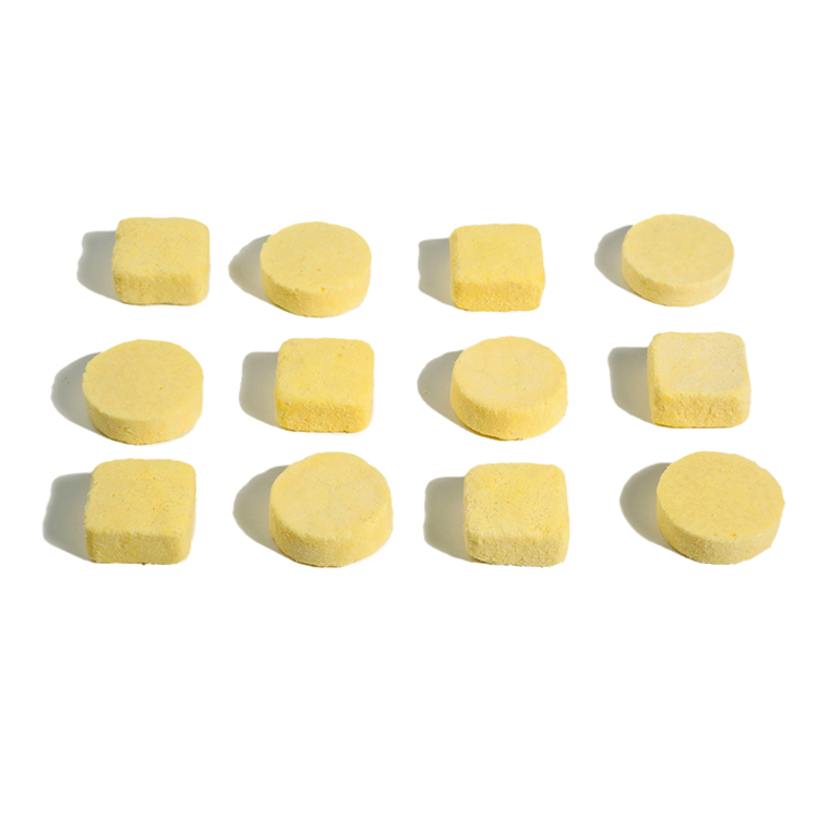 Freeze-dried cheese cubes