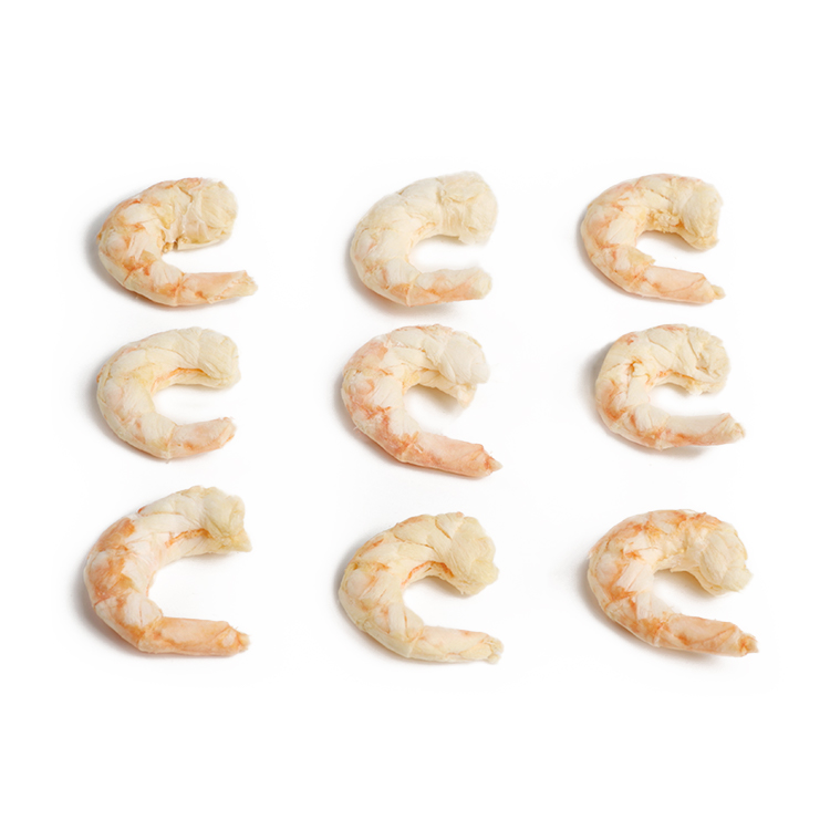 Freeze-dried shrimps